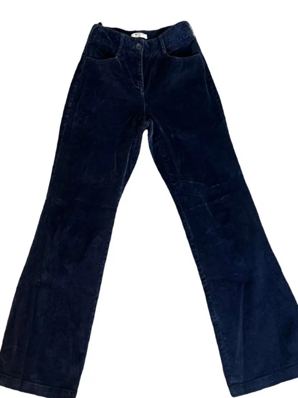 Aritzia Corduroy Flare Pants in Dark Navy